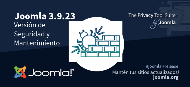 Joomla 3.9.23 está diponible